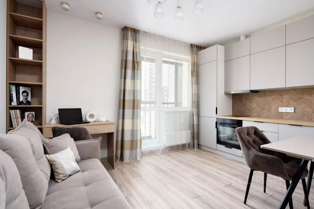 Студия Новосибирская область, Новосибирск Закаменский мкр, 16 (25.1 м) - Фото 1