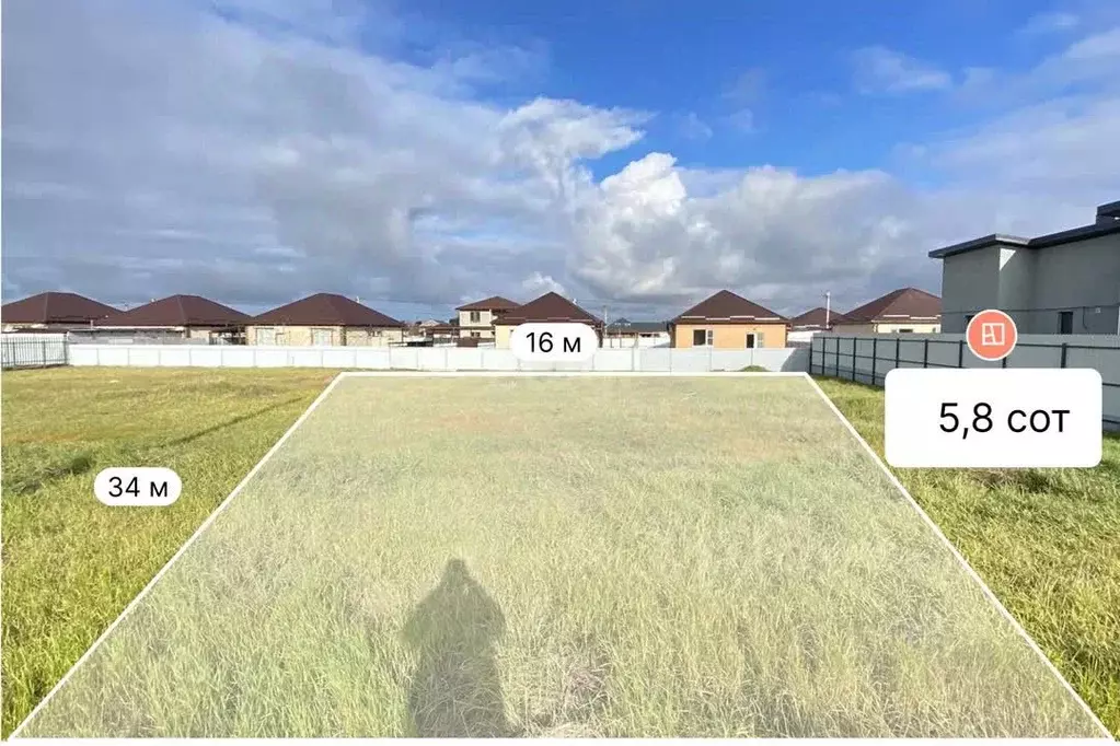 Участок в Краснодарский край, Темрюк Веселая ул. (5.83 сот.) - Фото 1