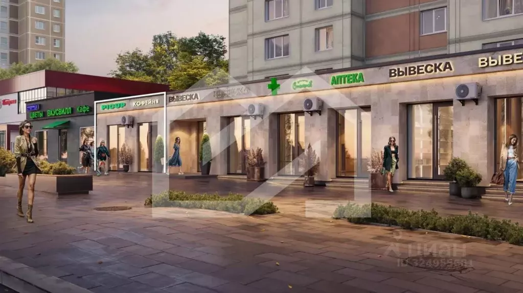 Торговая площадь в Москва Ярославское ш., 2К2 (45 м) - Фото 1