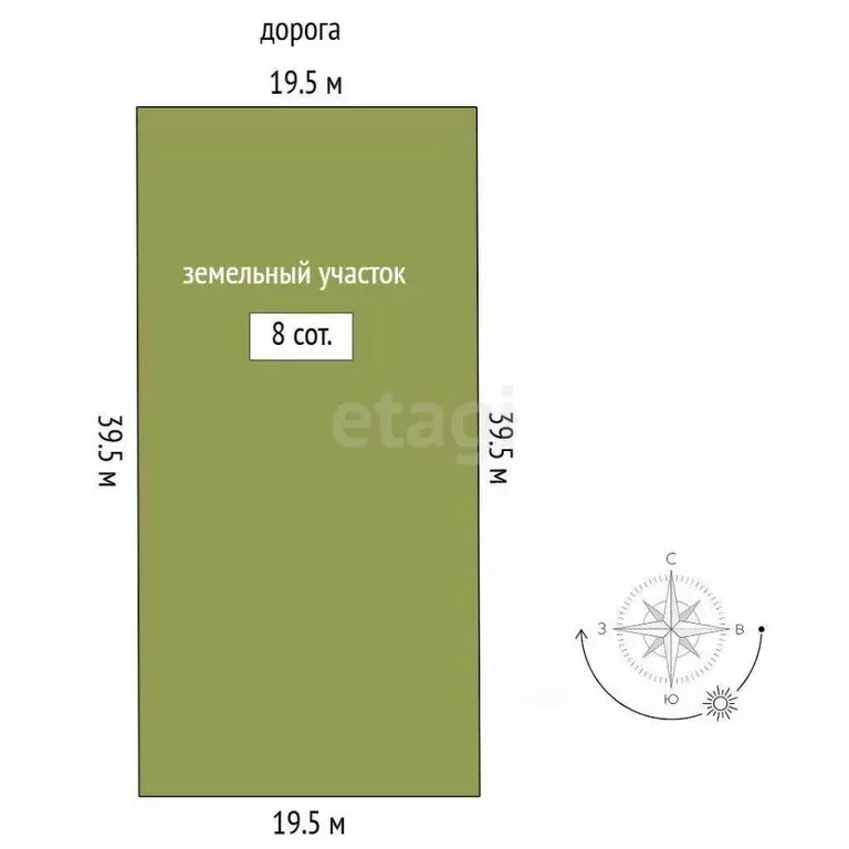 Участок в Тюменская область, Тюменский муниципальный округ, д. ... - Фото 2