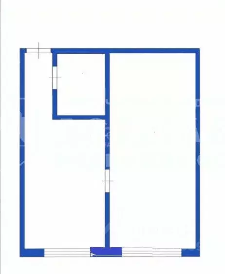 1-к кв. Кемеровская область, Кемерово ул. Попова, 5 (32.0 м) - Фото 1