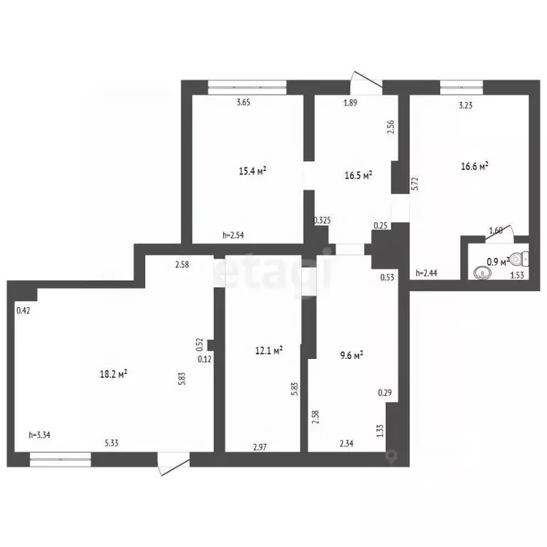 Офис в Мордовия, Саранск ул. Ульянова, 20 (91 м) - Фото 1