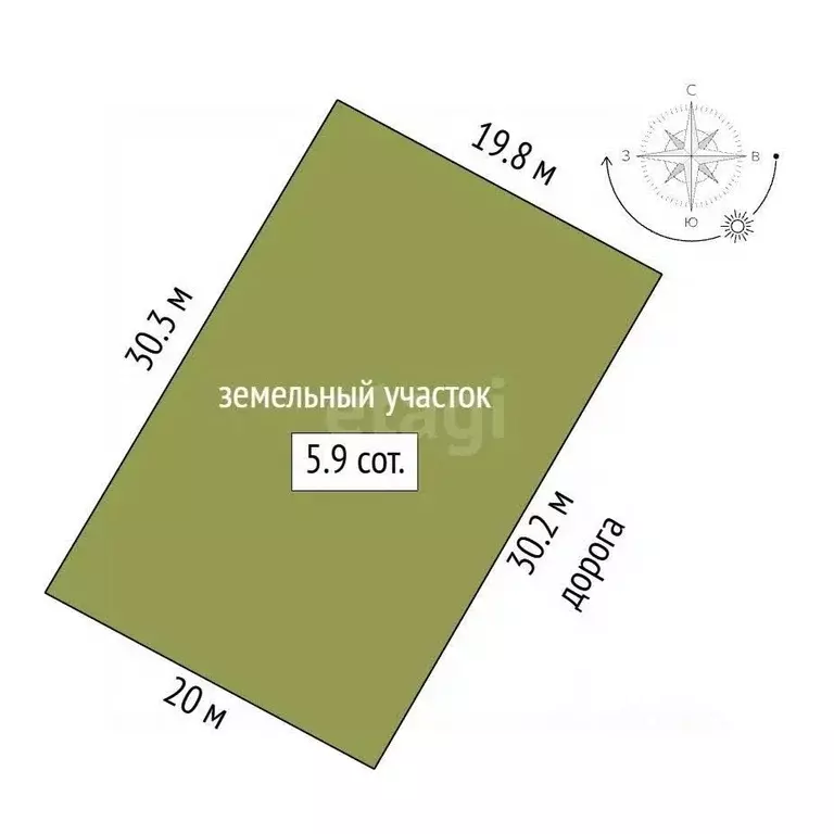 Участок в Крым, Судак муниципальный округ, с. Миндальное, Солнечная ... - Фото 2