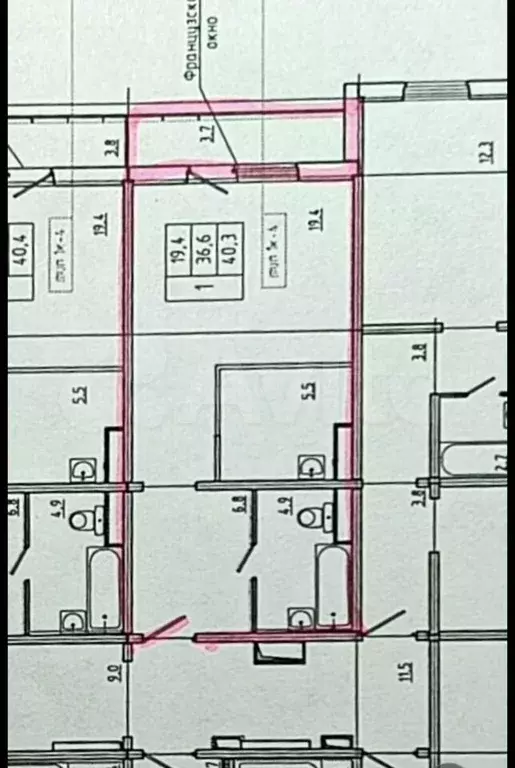 Квартира-студия, 40,3м, 6/17эт. - Фото 0