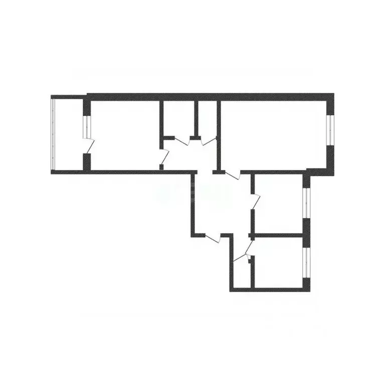 3-к кв. Курганская область, Курган Заозерный жилрайон, 5-й мкр, 30 ... - Фото 2