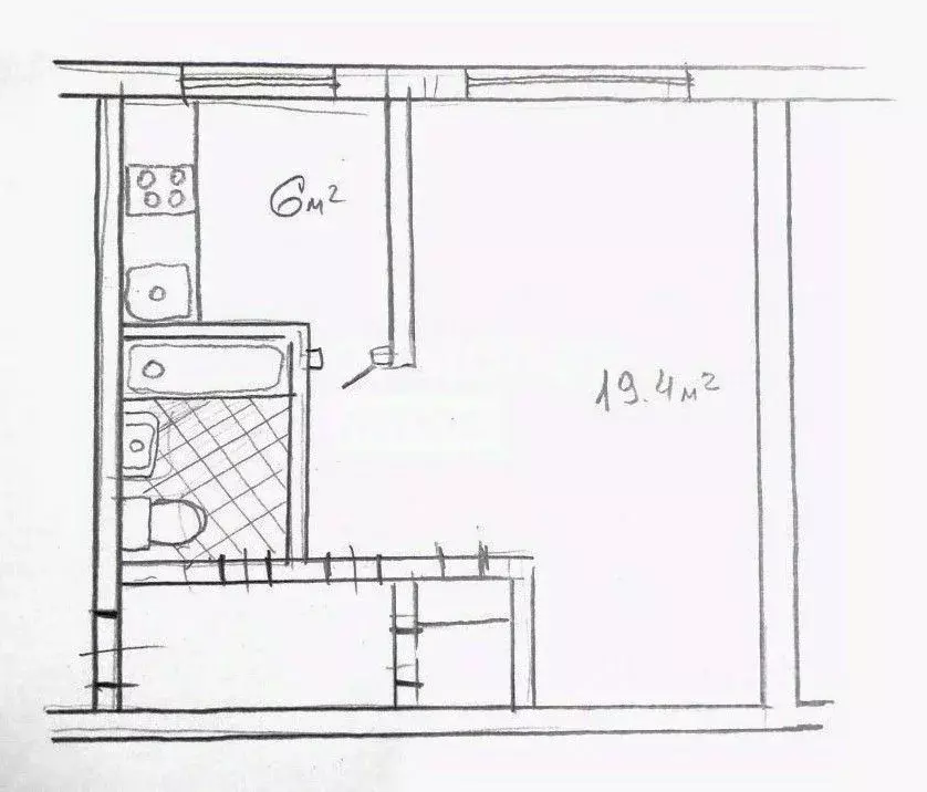 1-к кв. Липецкая область, Липецк ул. Космонавтов, 42/2 (30.7 м) - Фото 1