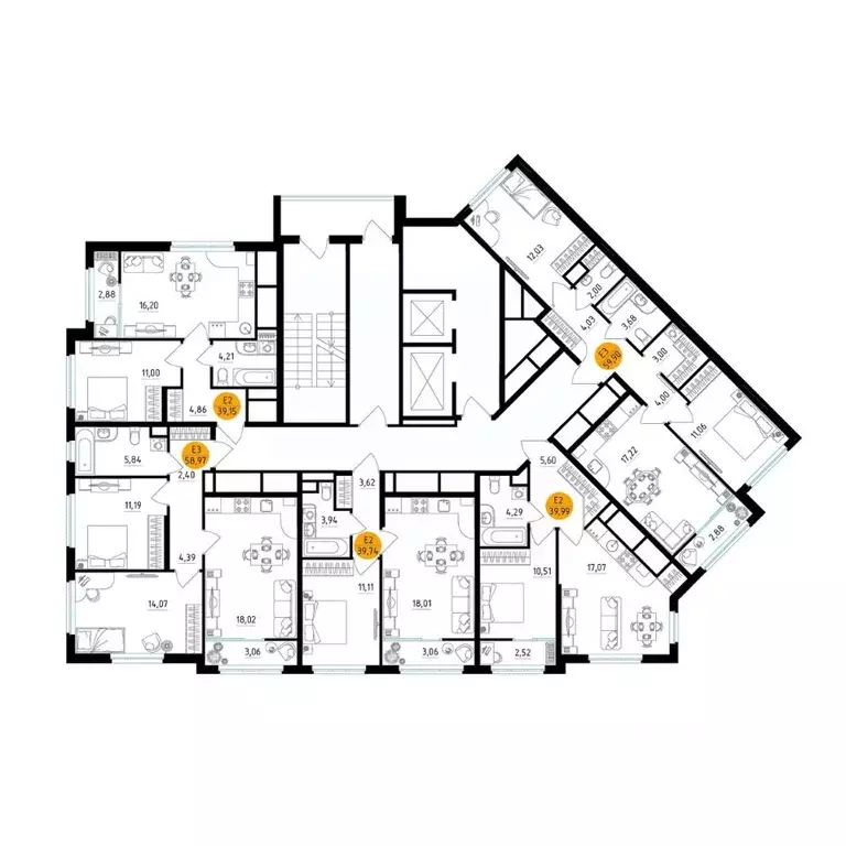 1-к кв. Рязанская область, Рязань ул. Земнухова (39.74 м) - Фото 1
