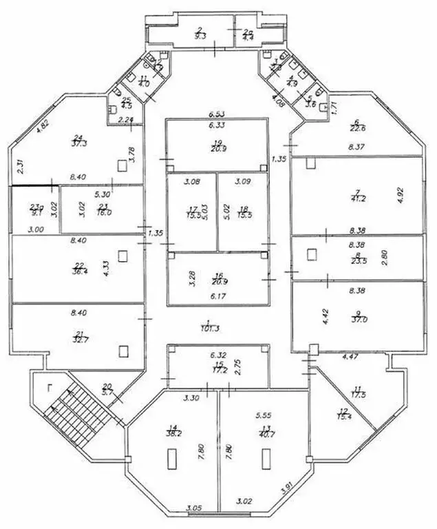Офис (1200 м) - Фото 2