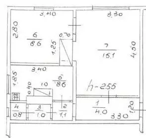 2-к кв. Костромская область, Шарья Пионерская ул., 13 (36.2 м) - Фото 2