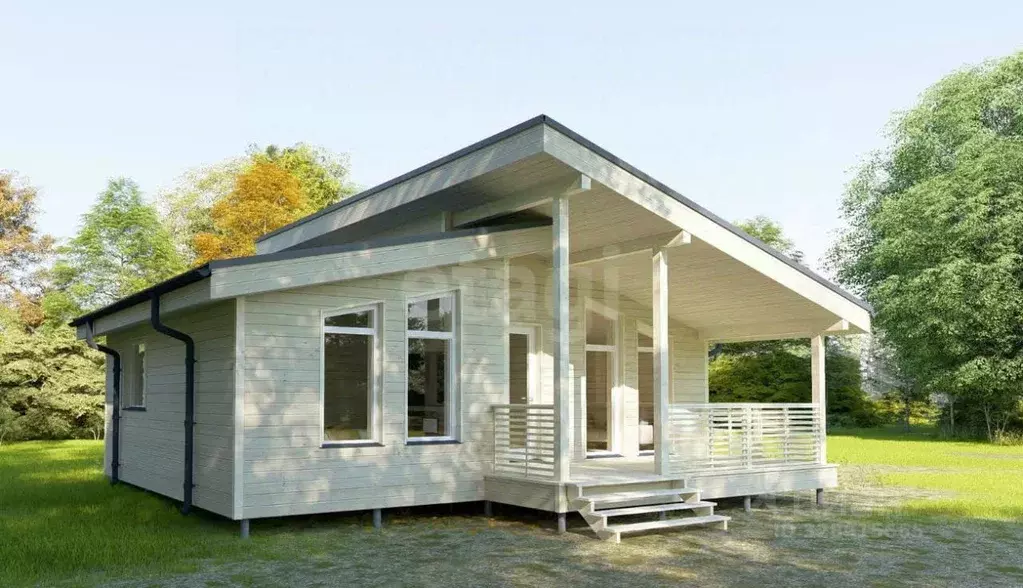 Дом в Пермский край, Пермский муниципальный округ, д. Горшки ул. ... - Фото 1