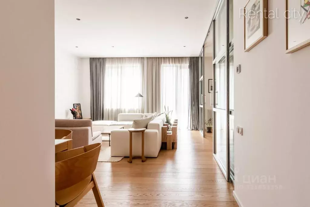 3-к кв. Москва 2-я Черногрязская ул., 6к1 (108.0 м) - Фото 0