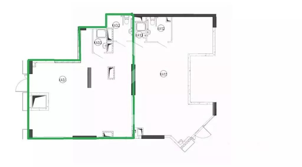 Помещение свободного назначения в Москва Летниковская ул., 6к2 (62 м) - Фото 2