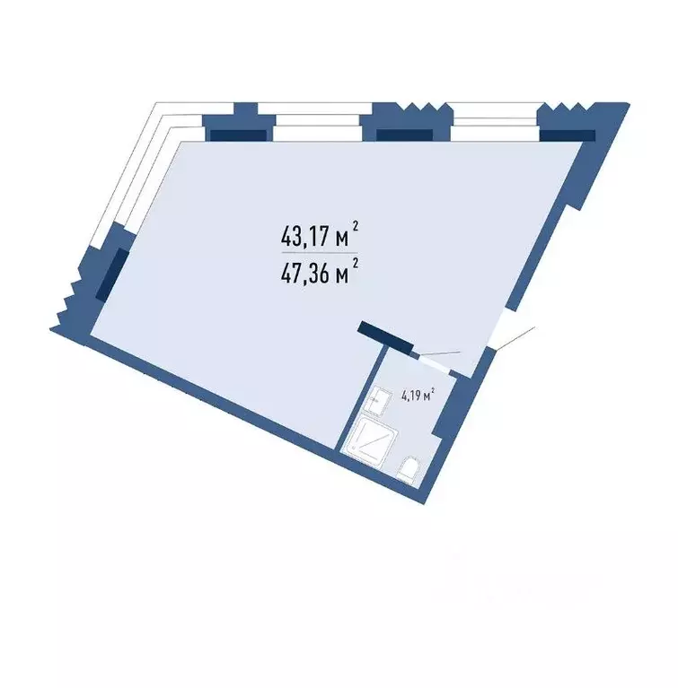 Офис в Новосибирская область, Новосибирск Красный просп., 101/1 (47 м) - Фото 1