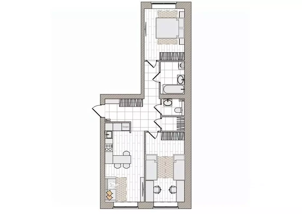 3-к кв. Кировская область, Киров городской округ, пос. Чистые Пруды ... - Фото 1