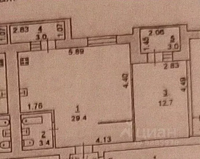 2-к кв. Ростовская область, Батайск ул. Северный Массив, 9 (46.0 м) - Фото 2