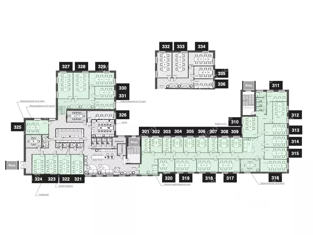 Офис в Москва Холодильный пер., 3 (820 м) - Фото 2