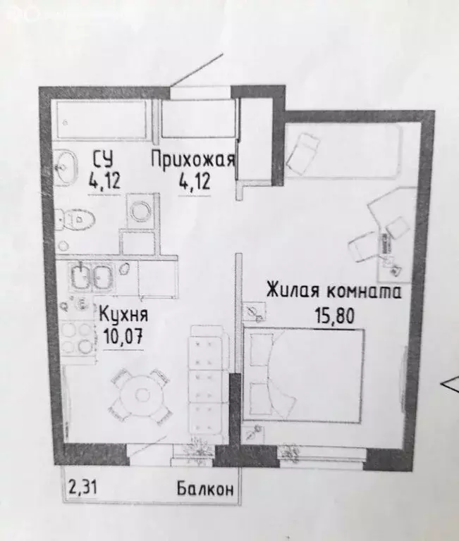 1-комнатная квартира: Екатеринбург, Тюльпановая улица, 11 (36.42 м) - Фото 0