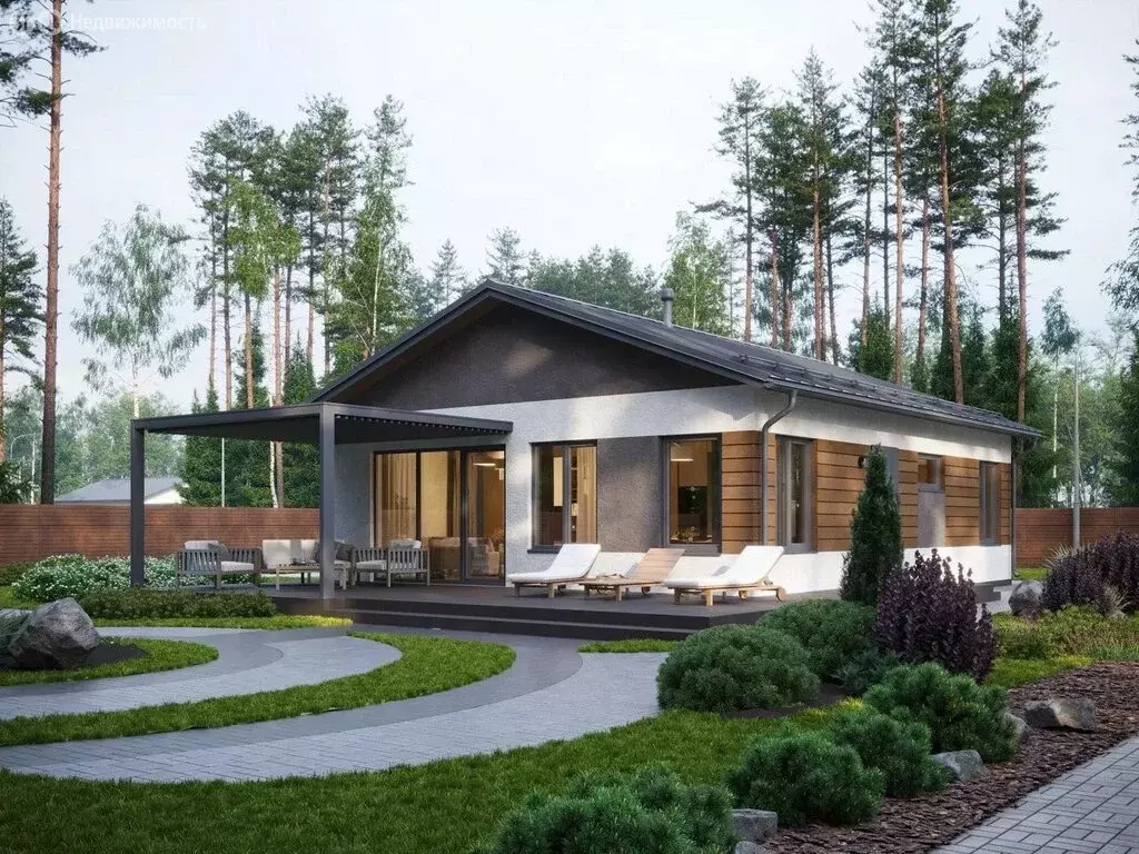 Дом в деревня Большое Никольское, Светлая улица, 15А (100 м) - Фото 1