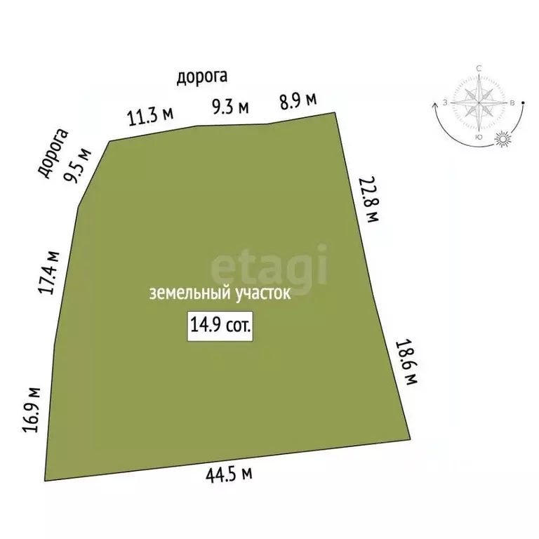 Участок в Крым, Ялта муниципальный округ, Гаспра пгт ул. Горького, 29 ... - Фото 1