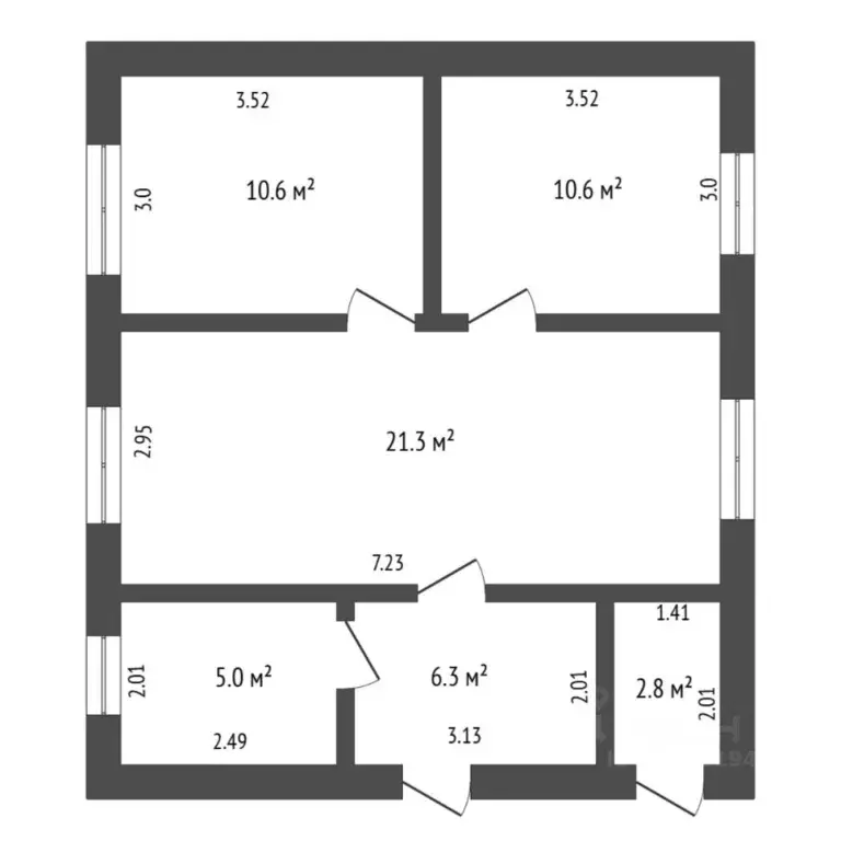 Коттедж в Тюменская область, Тюменский муниципальный округ, с. ... - Фото 2