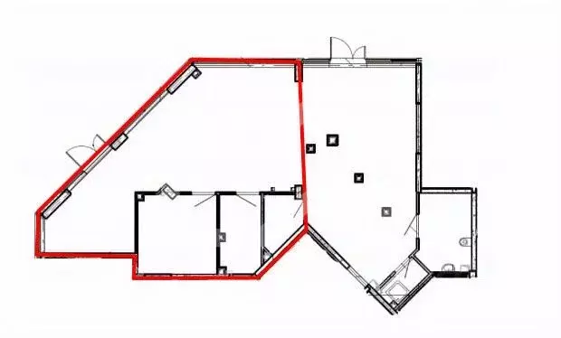 Помещение свободного назначения в Москва наб. Марка Шагала, 11к2 (80 ... - Фото 2
