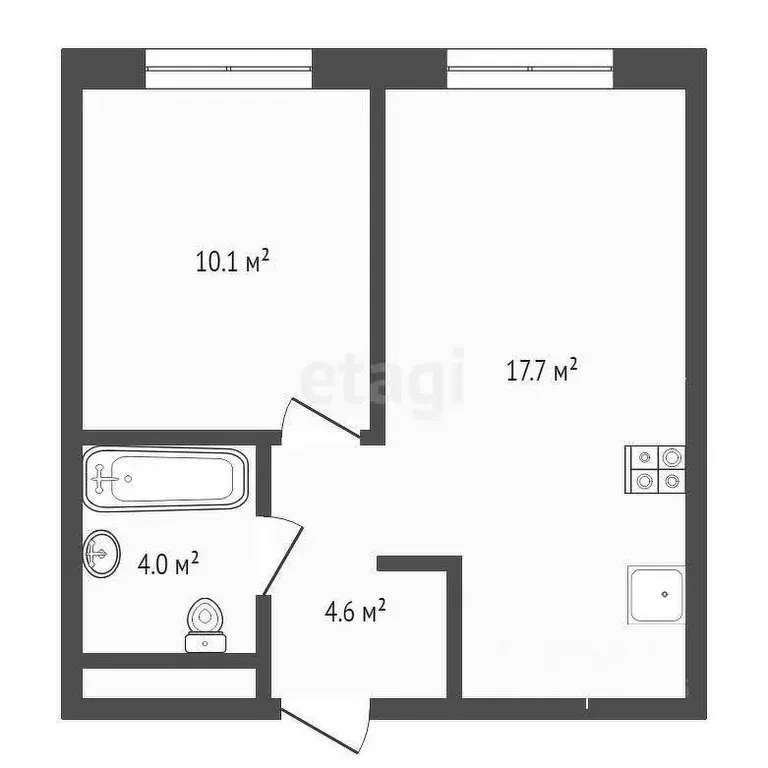 1-к кв. Московская область, Люберцы ул. 8 Марта, 18к1 (35.6 м) - Фото 1