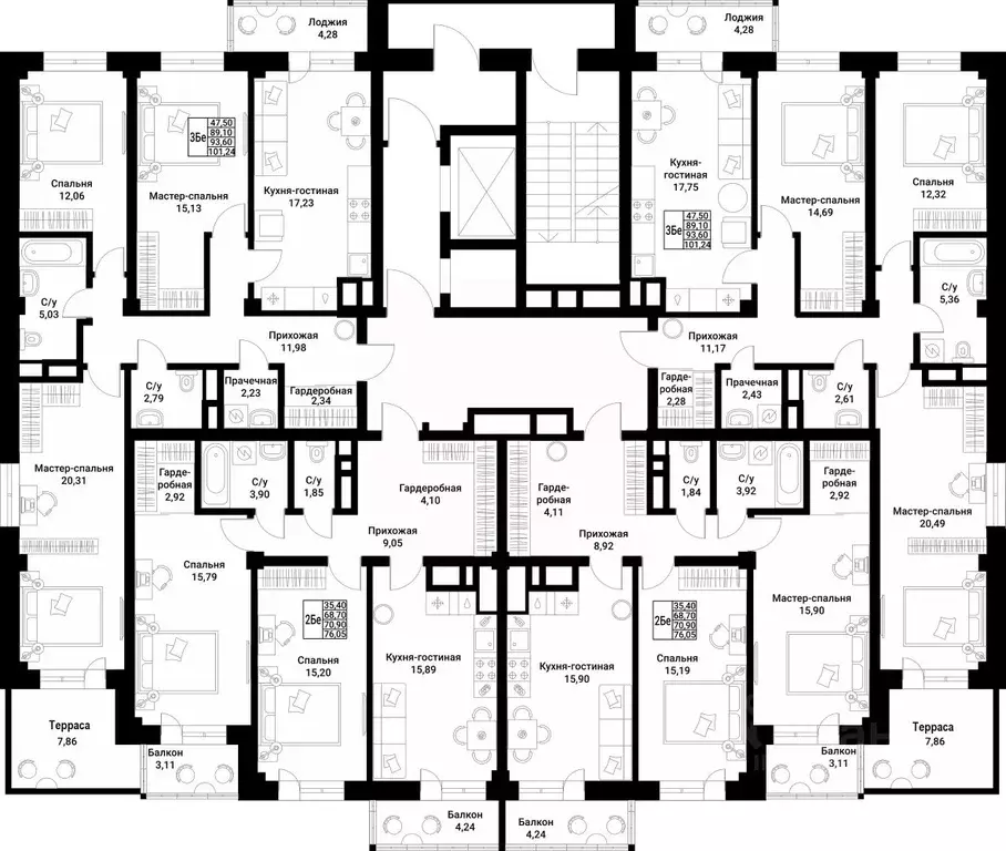 2-к кв. Ростовская область, Ростов-на-Дону ул. Труда, 12/3 (70.9 м) - Фото 2