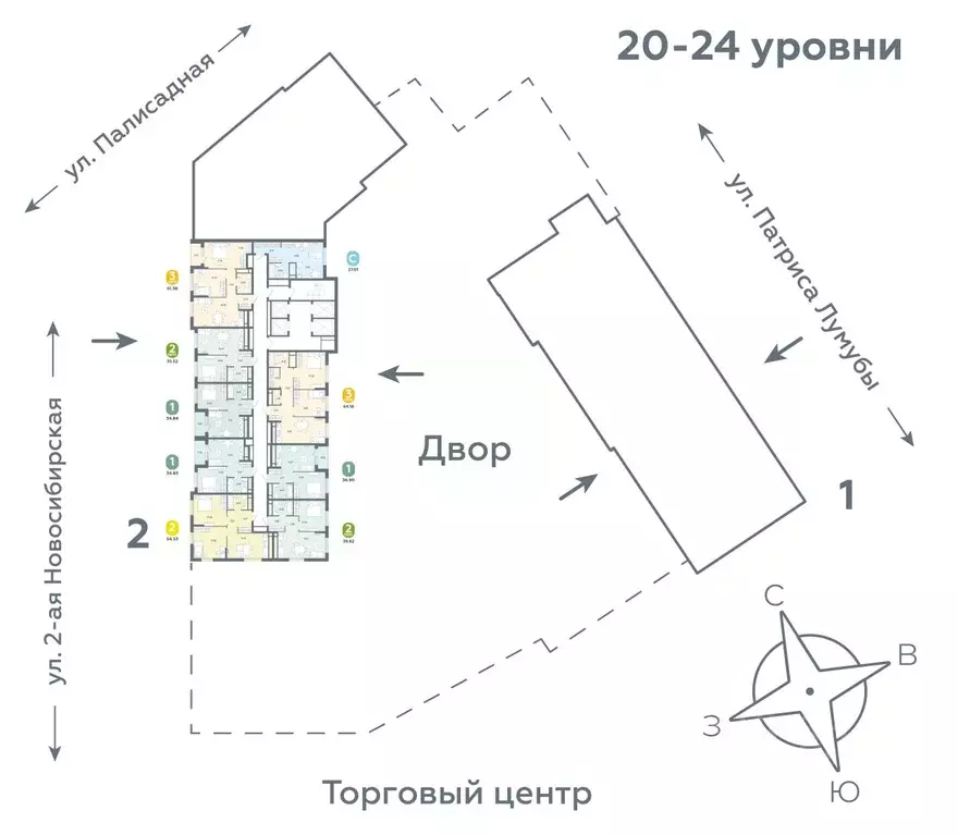 1-к кв. Свердловская область, Екатеринбург ул. Патриса Лумумбы, 4А ... - Фото 2