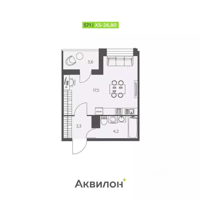 Студия Ленинградская область, Кудрово г. Всеволожский район, Заневское ... - Фото 0