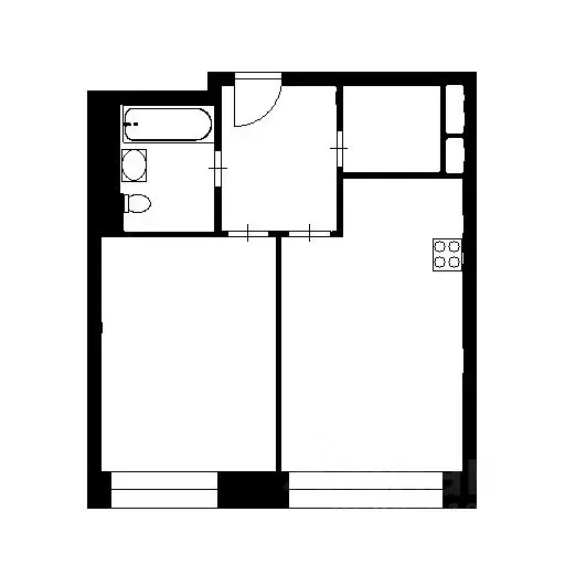 1-к кв. Москва Гжатская ул., 5к1 (50.0 м) - Фото 2