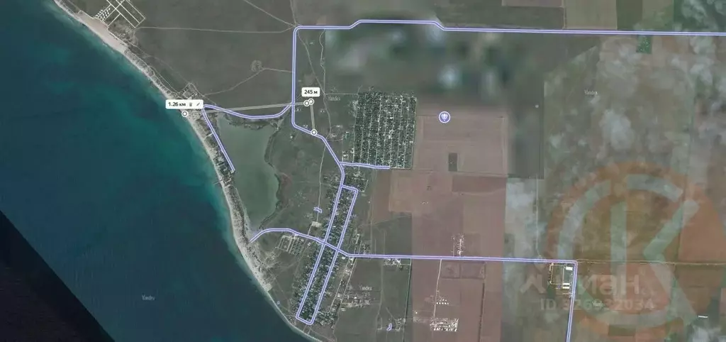 Участок в Крым, Сакский район, Молочненское с/пос, с. Витино ул. ... - Фото 1