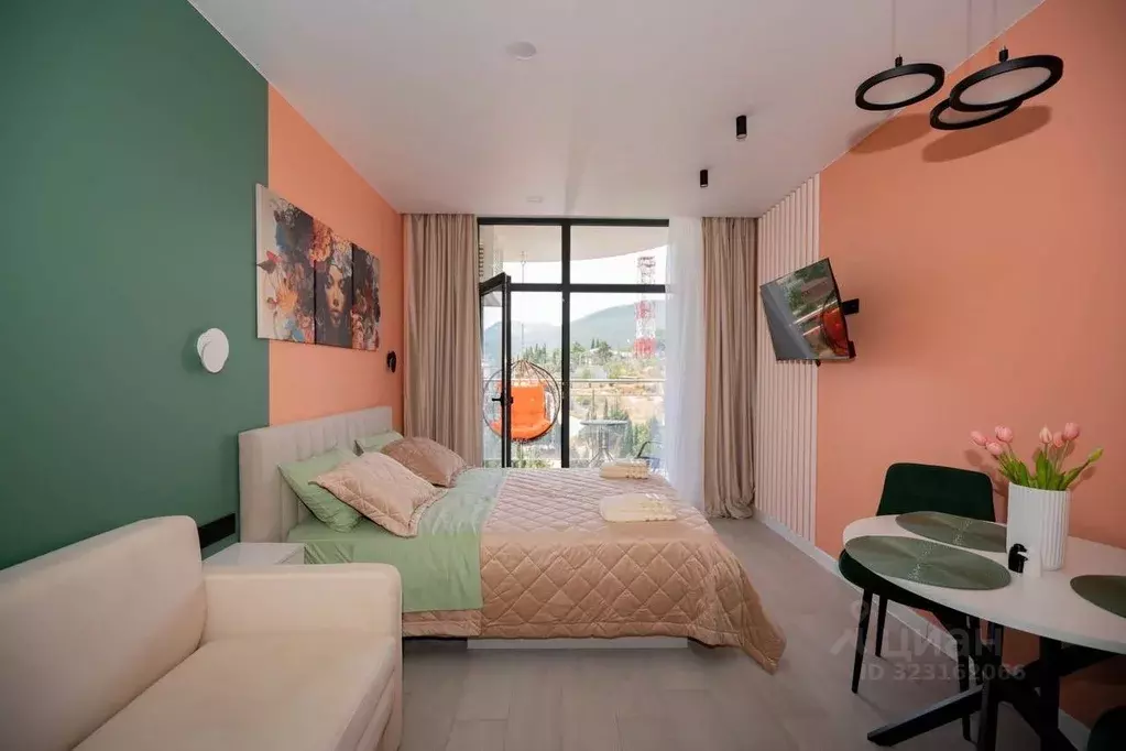 Студия Крым, Алушта ул. Западная, 4 (30.0 м) - Фото 2