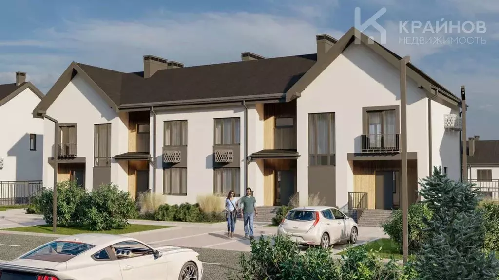 Таунхаус в Воронежская область, Семилукский район, Губаревское с/пос, ... - Фото 1