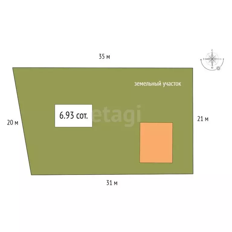 Дом в Сосновка, Сиреневая улица (60 м) - Фото 1