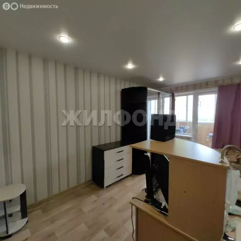 Квартира-студия: Новосибирск, Беловежская улица, 50 (25.2 м) - Фото 1