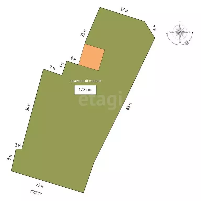 Дом в село Суерка, Красноармейская улица (35.6 м) - Фото 2