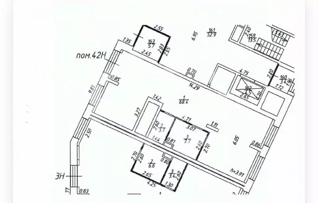 Помещение свободного назначения в Москва Измайловский проезд, 5А (79 ... - Фото 2