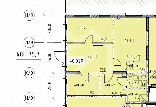 Торговая площадь в Москва 2-й этап тер., Лучи жилой комплекс, к9 (76 ... - Фото 1