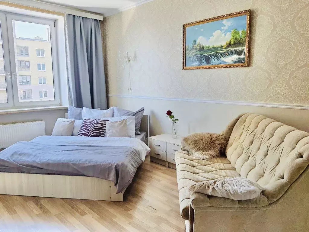 1-к кв. Санкт-Петербург ул. Кораблестроителей, 30 (48.0 м) - Фото 0