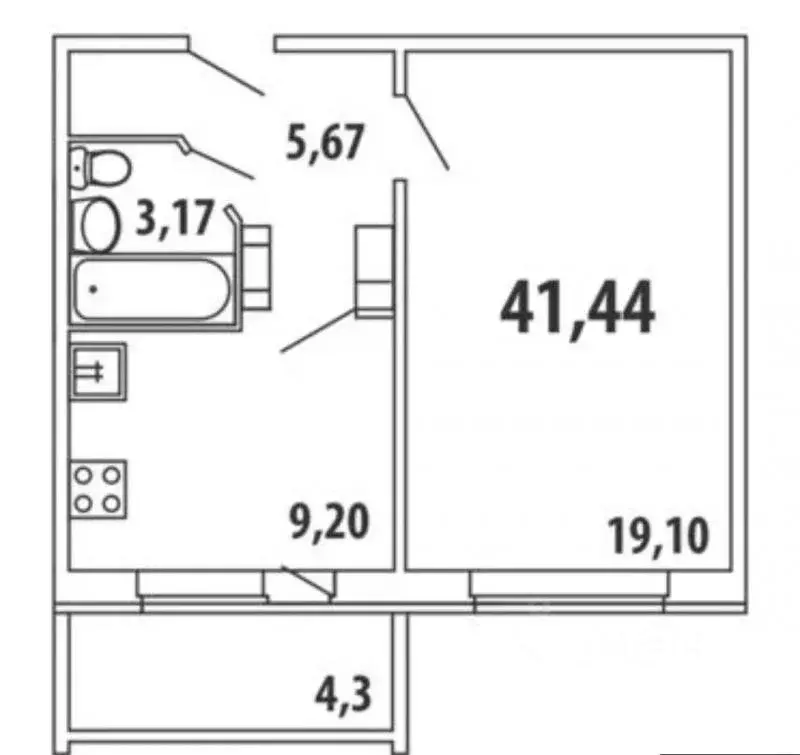 1-к кв. Саратовская область, Саратов ул. Имени И.С. Левина, 9 (41.44 ... - Фото 1