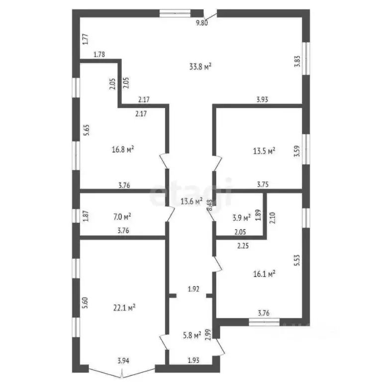 Дом в Оренбургская область, Оренбург Сахалинская ул., 37 (82 м) - Фото 2