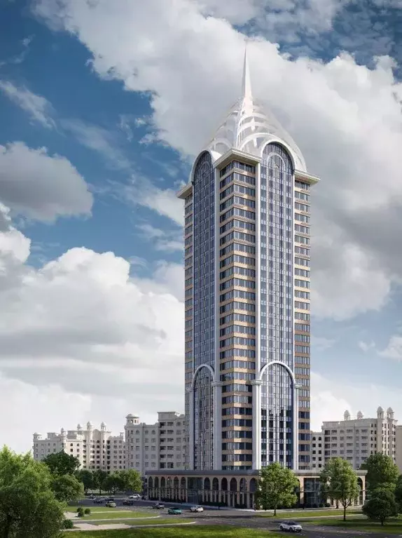 1-к кв. Чеченская республика, Грозный ул. Гагарина, 90 (46.22 м) - Фото 1