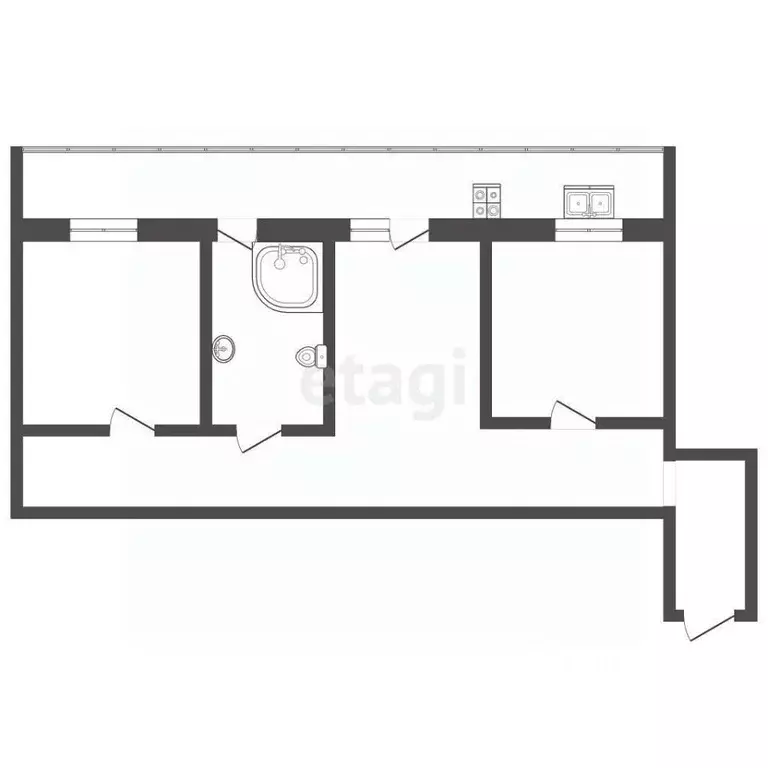 3-к кв. Крым, Ялта ш. Южнобережное, 4 (74.0 м) - Фото 1