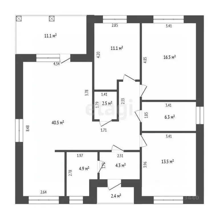 Дом в Тюменская область, Тюменский муниципальный округ, с. Перевалово ... - Фото 2
