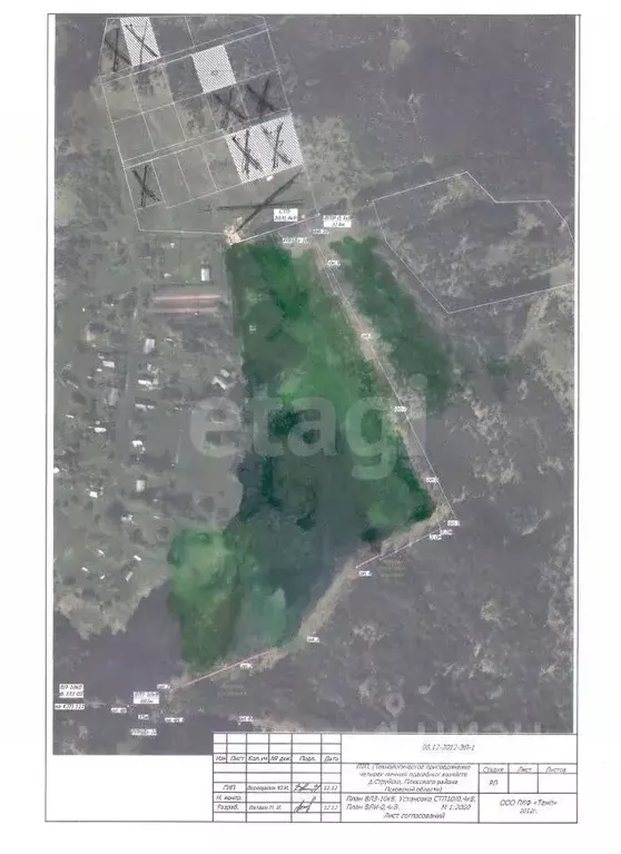 Участок в Псковская область, Плюсский муниципальный округ, д. Струйско ... - Фото 1