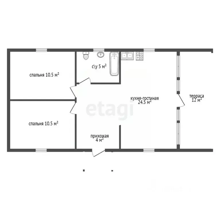 Дом в Ленинградская область, Гатчинский муниципальный округ, Графская ... - Фото 2