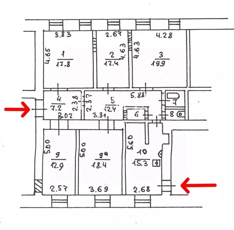 Квартира, 4 комнаты, 123 м - Фото 1