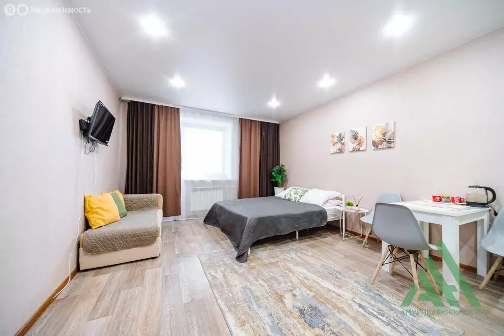 Квартира-студия: Благовещенск, улица Шимановского, 150 (31 м) - Фото 1
