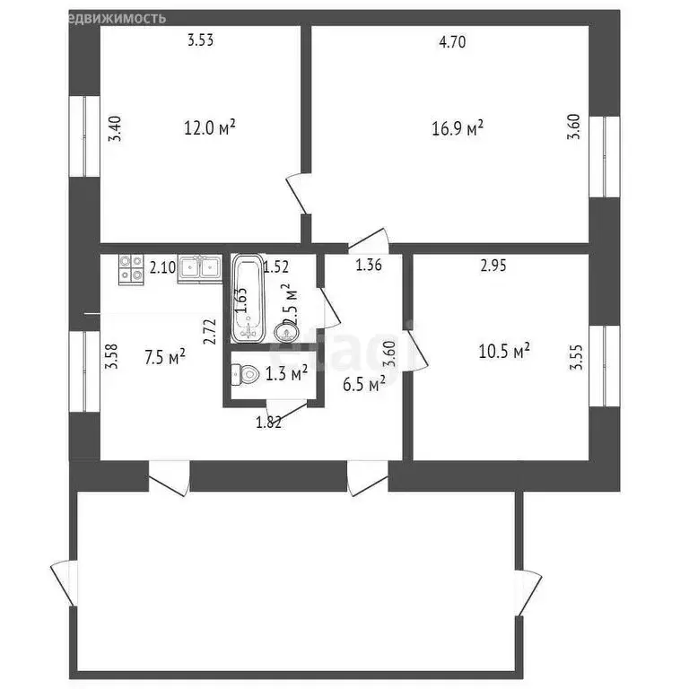 Дом в Заводоуковск, Революционная улица (57.2 м) - Фото 1