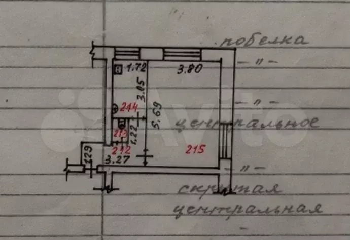 1-к. квартира, 33,4 м, 4/4 эт. - Фото 0